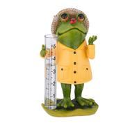 Relaxdays Pluviomètre de jardin grenouille