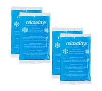 Relaxdays Lot de 4 poches de gel bleues