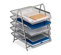 Relaxdays Porte-courriers avec 5 niveaux