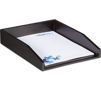 relaxdays Porte-documents en bambou marron