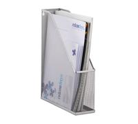 Relaxdays Porte-journaux maille en métal
