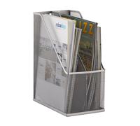 Relaxdays Porte-magazines 2 compartiments