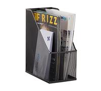 Relaxdays Porte-magazines 2 compartiments