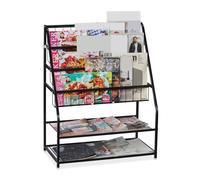 Relaxdays Porte-magazines en métal