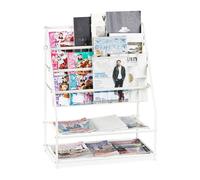 Relaxdays Porte-magazines en métal