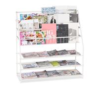 Relaxdays Porte-magazines XL en métal