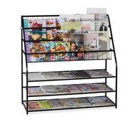 Relaxdays Porte-magazines XL en métal