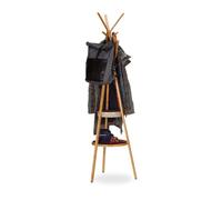 Relaxdays Porte-manteau en bambou