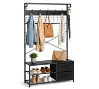 Relaxdays Porte-manteau et étagère à chaussures