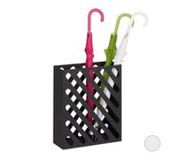 Relaxdays Porte-parapluie XL rectangulaire