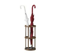 Relaxdays Porte-parapluies rond en bambou