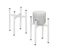 Relaxdays Porte-plantes réglable en lot de 2