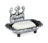 Relaxdays Porte-savon en fonte de fer