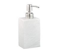 Relaxdays Porte-savon liquide aspect pierre carré