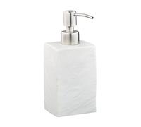 Relaxdays Porte-savon liquide aspect pierre carré