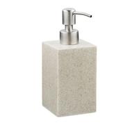 Relaxdays Porte-savon liquide pompe en inox carré