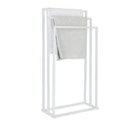 Relaxdays Porte-serviettes 3 barres métal mat