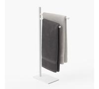 Relaxdays Porte-serviettes avec 2 barres mobiles