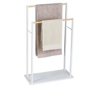Relaxdays Porte-serviettes blanc non fixe