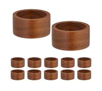 Relaxdays Porte-serviettes de table en lot de 12