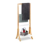 Relaxdays Porte-serviettes en bambou