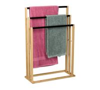 Relaxdays Porte-serviettes en bambou