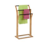 Relaxdays Porte-serviettes en bambou