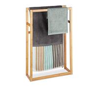 Relaxdays Porte-serviettes bambou