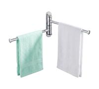 Relaxdays Porte-serviettes mural inox