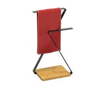 Relaxdays Porte-serviettes 2 bras plan de travail