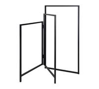 Relaxdays Porte-serviettes pliant 3 barres