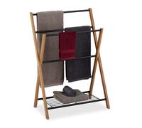 Relaxdays Porte-serviettes sur pied