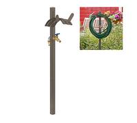 Relaxdays Porte-tuyau d’arrosage avec robinet