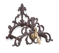 Relaxdays Porte tuyau d’arrosage antique robinet