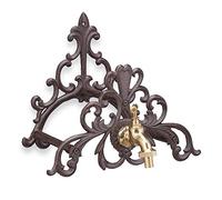 Relaxdays Porte tuyau d’arrosage antique robinet