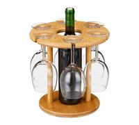 Relaxdays Porte-verre à vin pour 6 verres