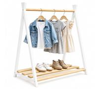 Relaxdays Porte-vêtements enfant en pin