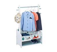 Armoire pour enfants avec motif de chien, design coloré par Relaxdays - Idéal pour les garçons, les filles et unisexe. Pratique, amusant et à monter soi-même