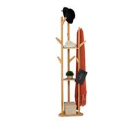 Relaxdays Portemanteau en bambou