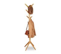 Relaxdays Portemanteau en bambou