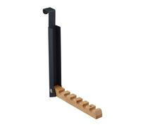 Relaxdays Portemanteau pliable noir pour porte