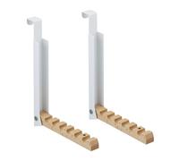 Relaxdays Portemanteau pour porte en lot de 2