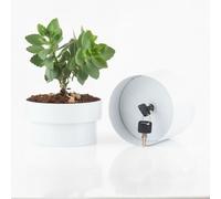 Relaxdays Pot de fleurs coffre-fort avec 2 clés