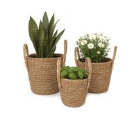 Relaxdays Pot rond en lot de 3