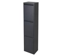 Relaxdays Poubelle 3 compartiments 3 x 18 l