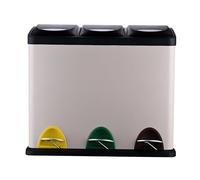 Relaxdays Poubelle cuisine 3 x 8 l