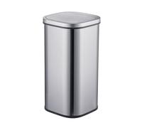 Relaxdays Poubelle inox avec capteur