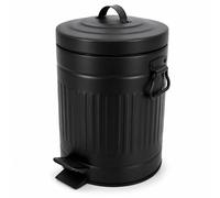 Relaxdays Poubelle à cosmétiques rétro 5 litres