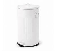Relaxdays Poubelle rétro 40 litres