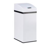 Relaxdays Poubelle capteur, couvercle automatique